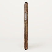 Coques Case-Mate iPhone arrière - plan en bois de chêne (Dos/Droite)