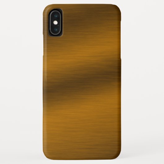 Coques Case-Mate iPhone Arrière - plan en bronze brossé (Dos)