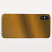 Coques Case-Mate iPhone Arrière - plan en bronze brossé (Dos (Horizontal))