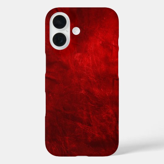 Coques Case-Mate iPhone Arrière - plan en cuir rouge (Verso)
