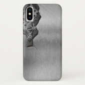 Coques Case-Mate iPhone Arrière - plan en métal avec des dommages (Dos)