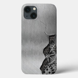 Etui iPhone 13 Arrière - plan en métal avec des dommages