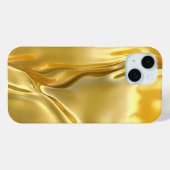 Coques Case-Mate iPhone arrière - plan en or liquide (Verso (horizontal))