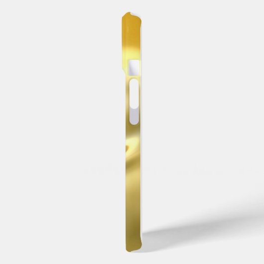 Coques Case-Mate iPhone arrière - plan en or liquide (Verso / Gauche)