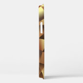 Coques Case-Mate iPhone Arrière - plan en polygone : Art Abstrait texturé (Verso / Droite)