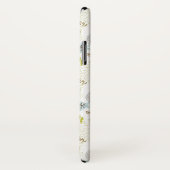 Coques Case-Mate iPhone Arrière - plan floral (Dos/Droite)