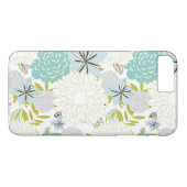 Coques Case-Mate iPhone Arrière - plan floral (Dos (Horizontal))