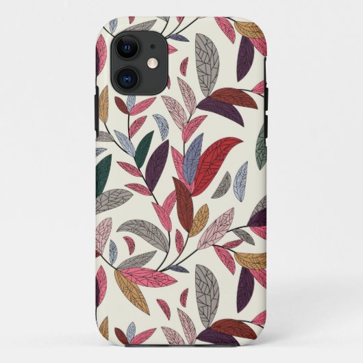 Coques Case-Mate iPhone Arrière - plan floral (Dos)