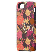 Coques Case-Mate iPhone Arrière - plan floral 2 (Dos gauche)