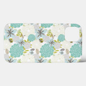 Coques Case-Mate iPhone Arrière - plan floral 5 (Verso (horizontal))