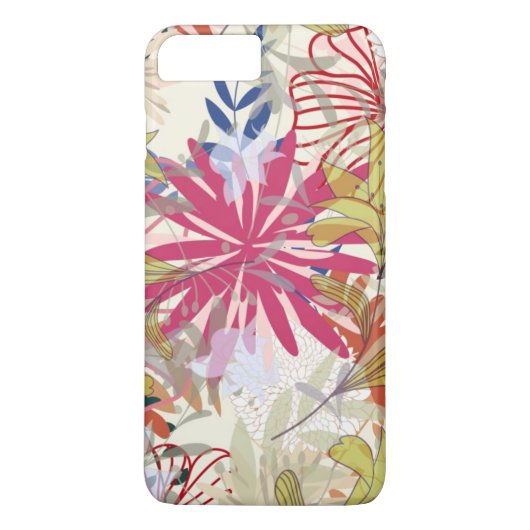 Coques Case-Mate iPhone Arrière - plan floral 6 (Dos)