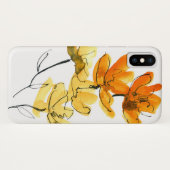 Coques Case-Mate iPhone Arrière - plan floral abstrait (Dos (Horizontal))