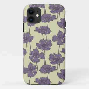 Etui iPhone Case-Mate Arrière - plan floral vintage de motif d'art