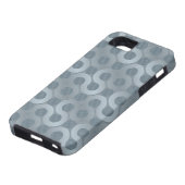 Coques Case-Mate iPhone Arrière - plan gris abstrait d'écoulement (Bas)