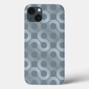 Case-Mate iPhone Case Arrière - plan gris abstrait d'écoulement