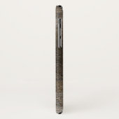 Coques Case-Mate iPhone Arrière - plan grunge en métal (Dos/Gauche)