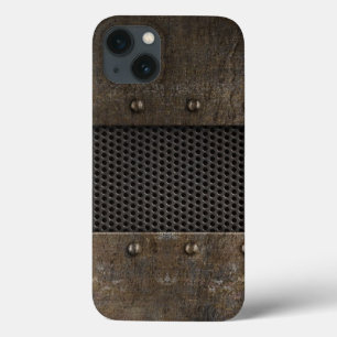 Etui iPhone 13 Arrière - plan grunge en métal