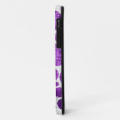Coques Case-Mate iPhone Arrière - plan grunge sans couture de mur de pois (Dos/Gauche)