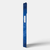 Coques Case-Mate iPhone Arrière - plan hi-tech bleu foncé (Verso / Droite)