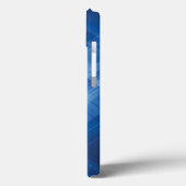 Coques Case-Mate iPhone Arrière - plan hi-tech bleu foncé (Verso / Gauche)