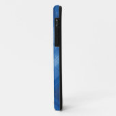 Coques Case-Mate iPhone arrière - plan high-tech bleu foncé (Dos/Gauche)