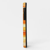 Coques Case-Mate iPhone Arrière - plan jaune abstrait d'aquarelle (Dos/Gauche)