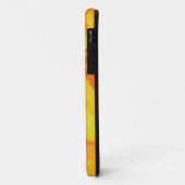 Coques Case-Mate iPhone arrière - plan jaune. aquarelle sur papier (Dos/Gauche)