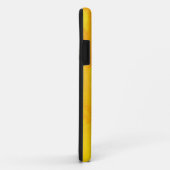 Coques Case-Mate iPhone arrière - plan jaune. aquarelle sur papier (Dos/Droite)