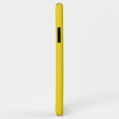 Coques Case-Mate iPhone Arrière - plan jaune clair (Dos/Droite)
