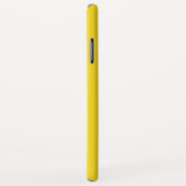 Coques Case-Mate iPhone Arrière - plan jaune clair (Dos/Droite)
