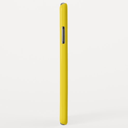 Coques Case-Mate iPhone Arrière - plan jaune clair (Dos/Droite)