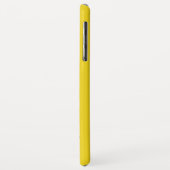 Coques Case-Mate iPhone Arrière - plan jaune clair (Dos/Gauche)