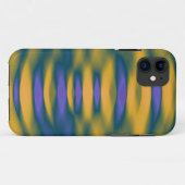 Coques Case-Mate iPhone Arrière - plan jaune et bleu peint (Dos (Horizontal))