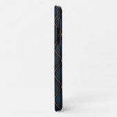 Coques Case-Mate iPhone arrière-plan luxueux - formes dorées (Dos/Gauche)