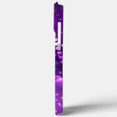 Coques Case-Mate iPhone Arrière - plan mardi Gras Festive violet (Verso / Gauche)