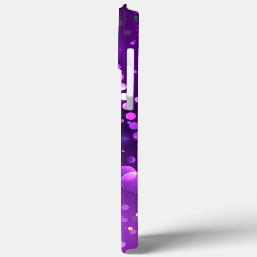 Coques Case-Mate iPhone Arrière - plan mardi Gras Festive violet (Verso / Gauche)