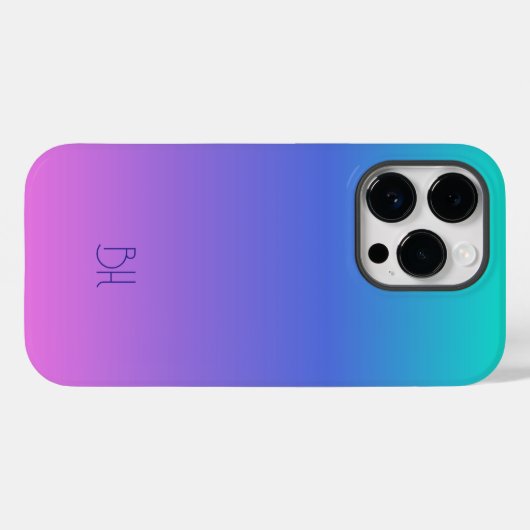 Coques Case-Mate iPhone Arrière - plan mauve et rose et turquoise ombre (Verso (horizontal))