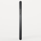 Coques Case-Mate iPhone Arrière - plan métallique gris foncé (Dos/Droite)