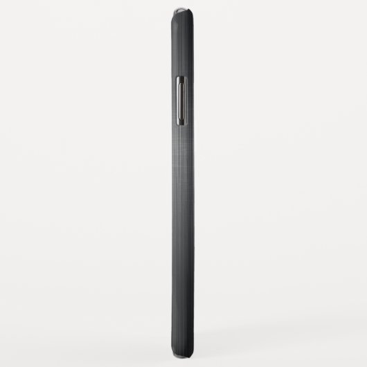 Coques Case-Mate iPhone Arrière - plan métallique gris foncé (Dos/Droite)