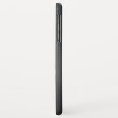 Coques Case-Mate iPhone Arrière - plan métallique gris foncé (Dos/Gauche)