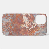 Coques Case-Mate iPhone Arrière - plan métallique rouillé (Verso (horizontal))