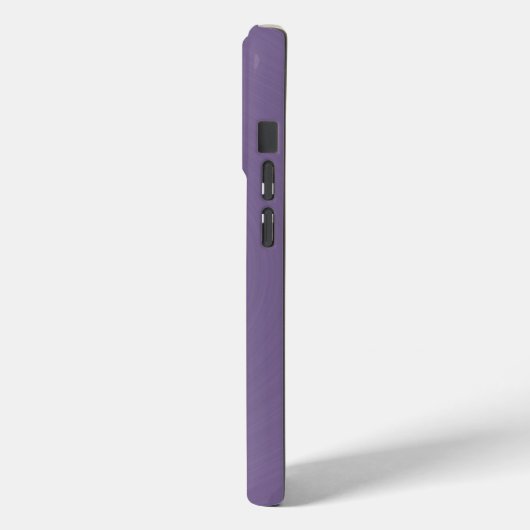 Coques Case-Mate iPhone Arrière - plan métallique violet en platine monogr (Verso / Gauche)
