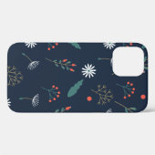 Coques Case-Mate iPhone Arrière - plan motif fleurs texture (Verso (horizontal))