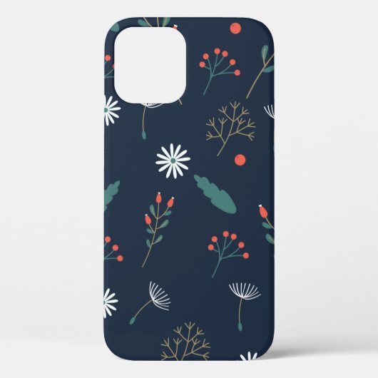 Coques Case-Mate iPhone Arrière - plan motif fleurs texture (Verso)