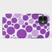 Coques Case-Mate iPhone Arrière - plan mural de texture transparente pois (Dos (Horizontal))