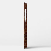 Coques Case-Mate iPhone Arrière - plan naturel de crocodile brun laqué le (Verso / Gauche)