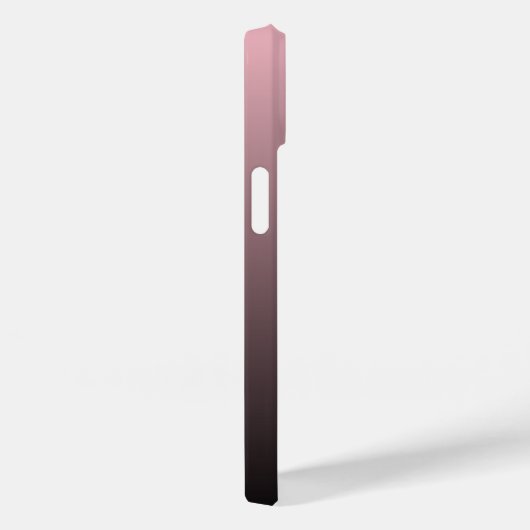 Coques Case-Mate iPhone Arrière - plan noir rose Ombre (Verso / Droite)