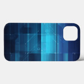 Coques Case-Mate iPhone Arrière - plan numérique de pointe (Verso (horizontal))