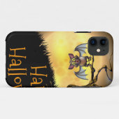 Coques Case-Mate iPhone Arrière - plan orange de batte de vampire de (Dos (Horizontal))