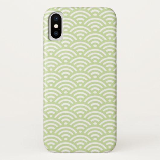 Coques Case-Mate iPhone Arrière - plan oriental de vague (Dos)